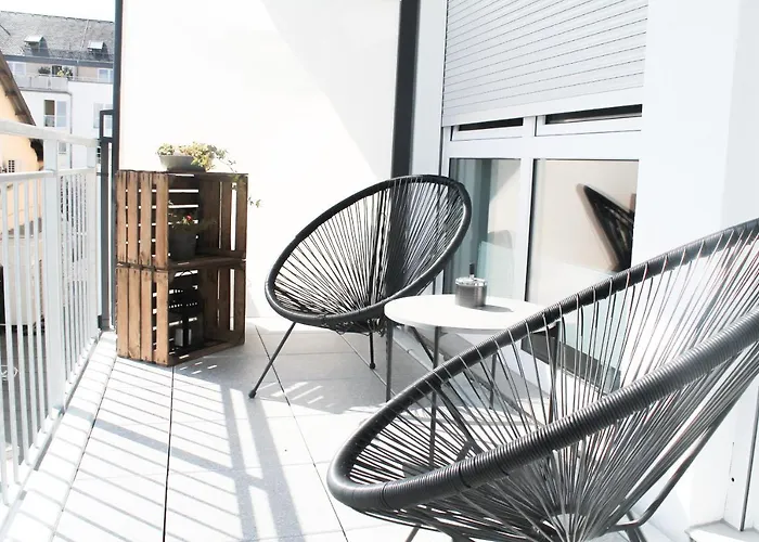 Marvel-apartment - Fuer Freunde & Familien, Stadtnah, Parkplatz, E-ladestation, Gitterbox Fuer Fahrraeder, Fitnessstudio, Digitale Gaestemappe Mit Restaurant- Und Unternehmenstipps Koblenz (Rhineland-Palatinate)